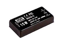 Meanwell DKA15C-05 - DC/DC converter Vin 36-72V Vout +/-5V 1500mA DKA15C-05