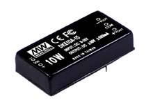 Meanwell DKE10B-05 - DC/DC converter Vin 18-36V Vout +/-5V 1000mA DKE10B-05
