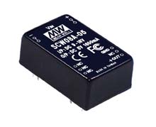 Meanwell SCW08C-15 - DC/DC converter Vin 36-72V Vout 15V 533mA SCW08C-15