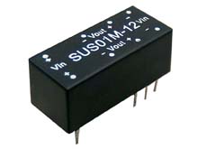 Meanwell SUS01L-12 - DC/DC converter unregulated Vin 5V Vout 12V 84mA SUS01L-12